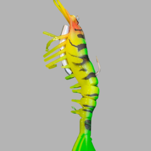 Realistic Soft Shrimp Lure with Weedless Hook